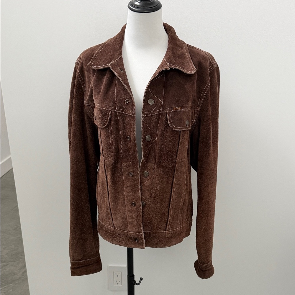 Diesel Vintage Brown Suede Jacket